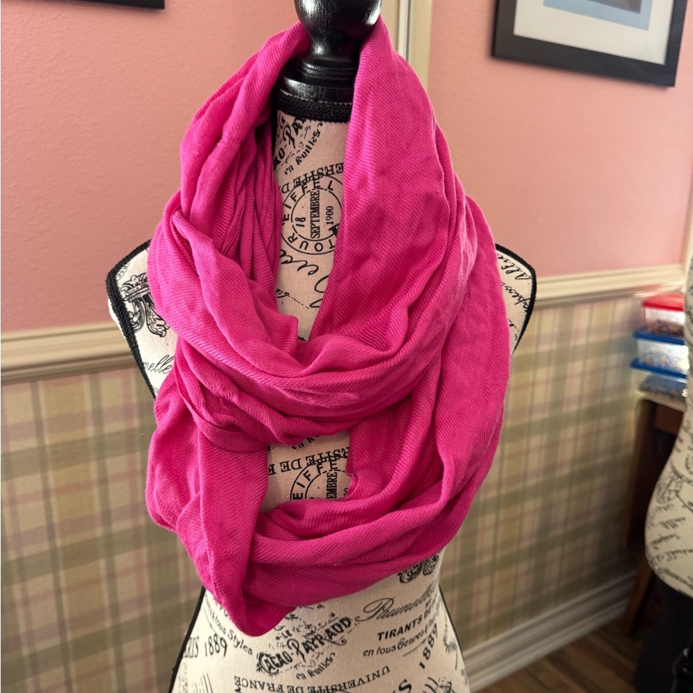 2 Torrid Infinity scarfs. Nice Pink and Multicolored